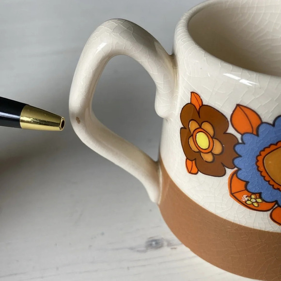 SADLER Made in Saffordshire ENGLAND MCM Vintage Milk & Sugar Set - Picture 8 of 12